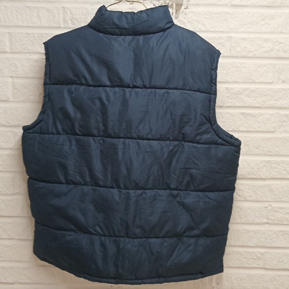 Mens U.S.Polo Assn Puffer Vest L Navy Blue - Picture 4 of 4